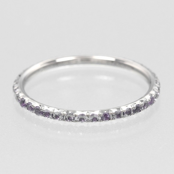 TIFFANY 18k Silver Eternity Ring - Picture 5 of 9